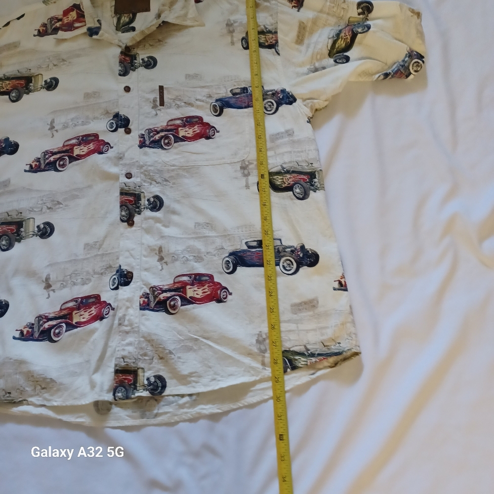 Clearwater Outfitters Size XXL Men's Classic Car Print Shirt - Picture 11 of 16